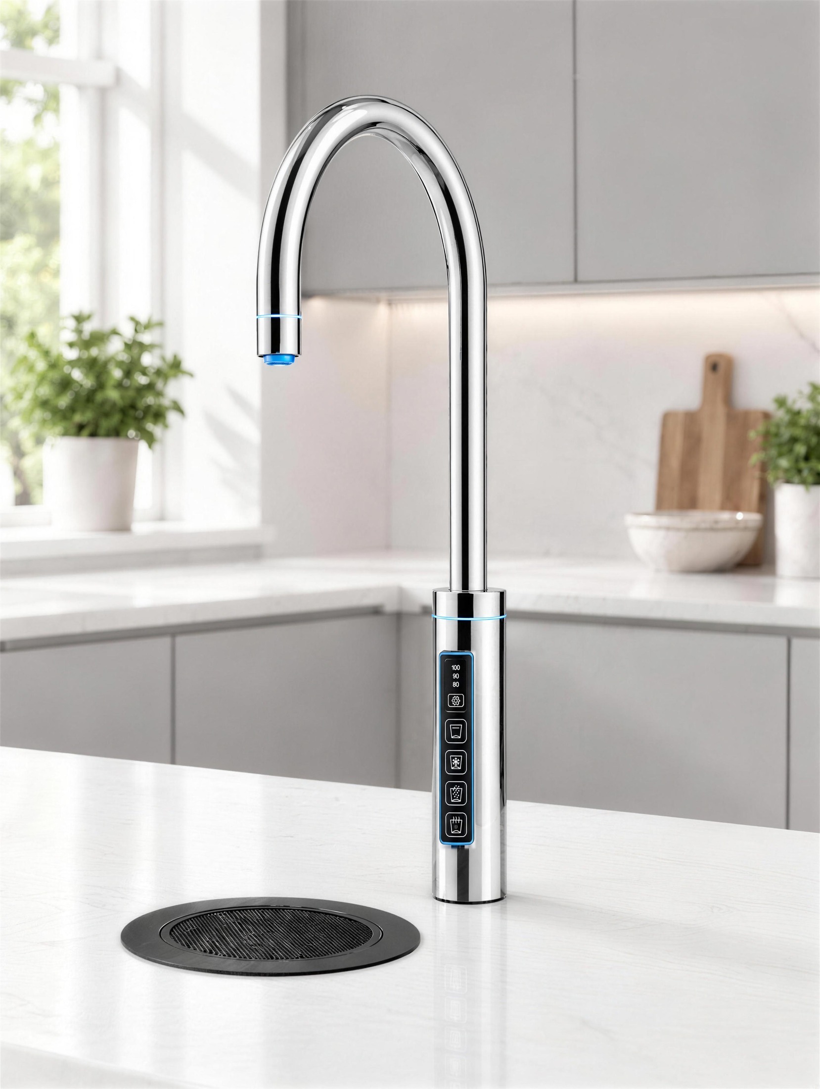 RoyalFlow C1 tap in chrome in a kitchen