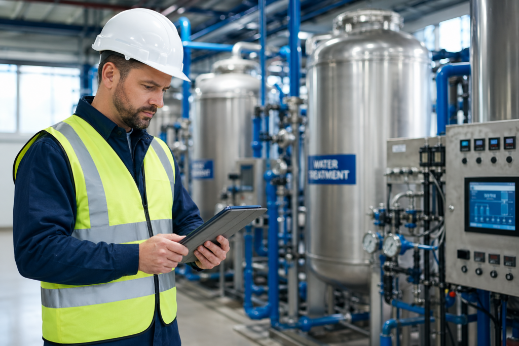 water treatment maintenance schedule Saudi Arabia