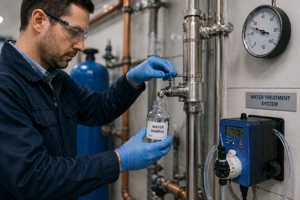 A water treatment maintenance schedule Saudi Arabia businesses rely on. Sovereign Water: authorised KSA supplier, supply, install and maintain.